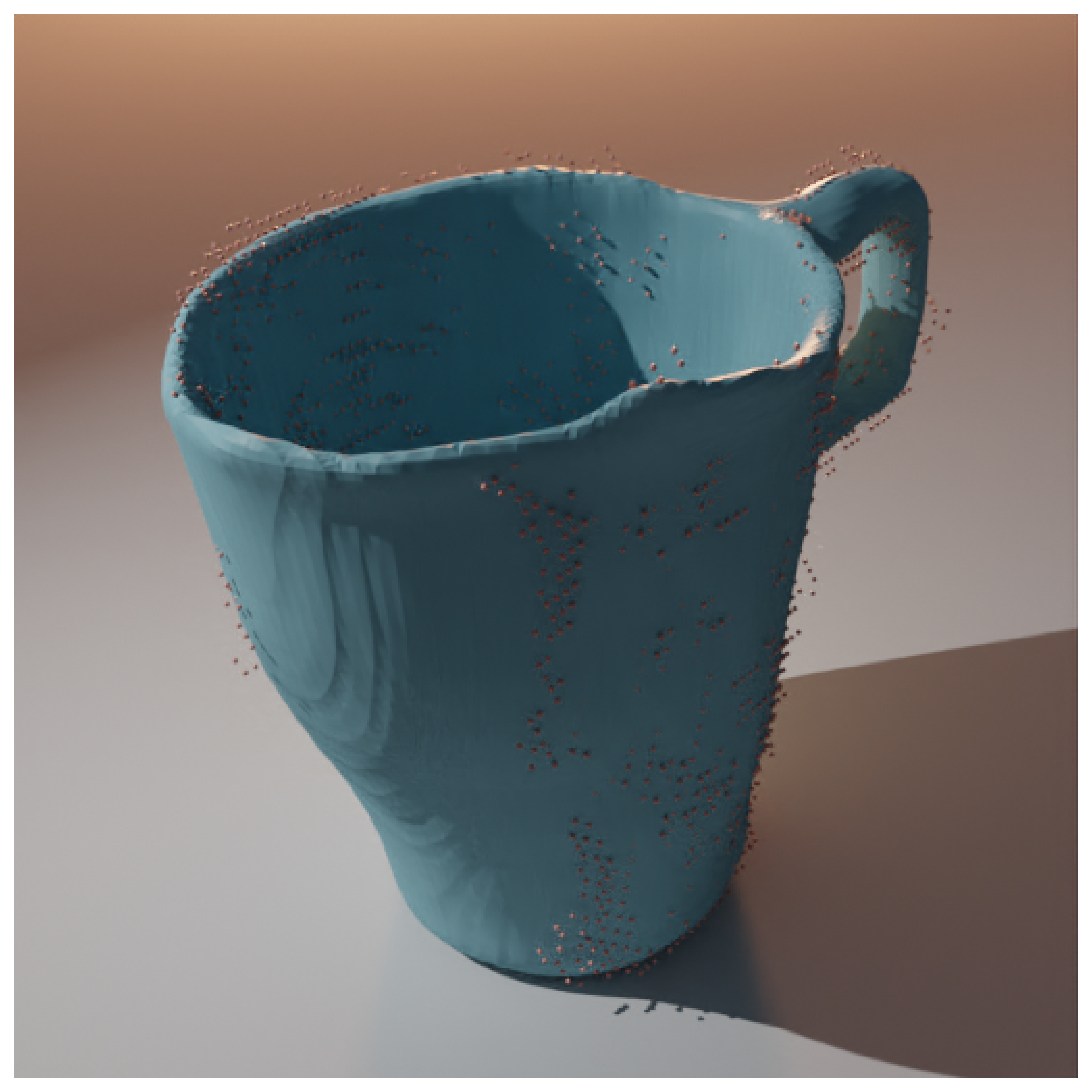 Shape completion trained on Kinect simulation succeeds