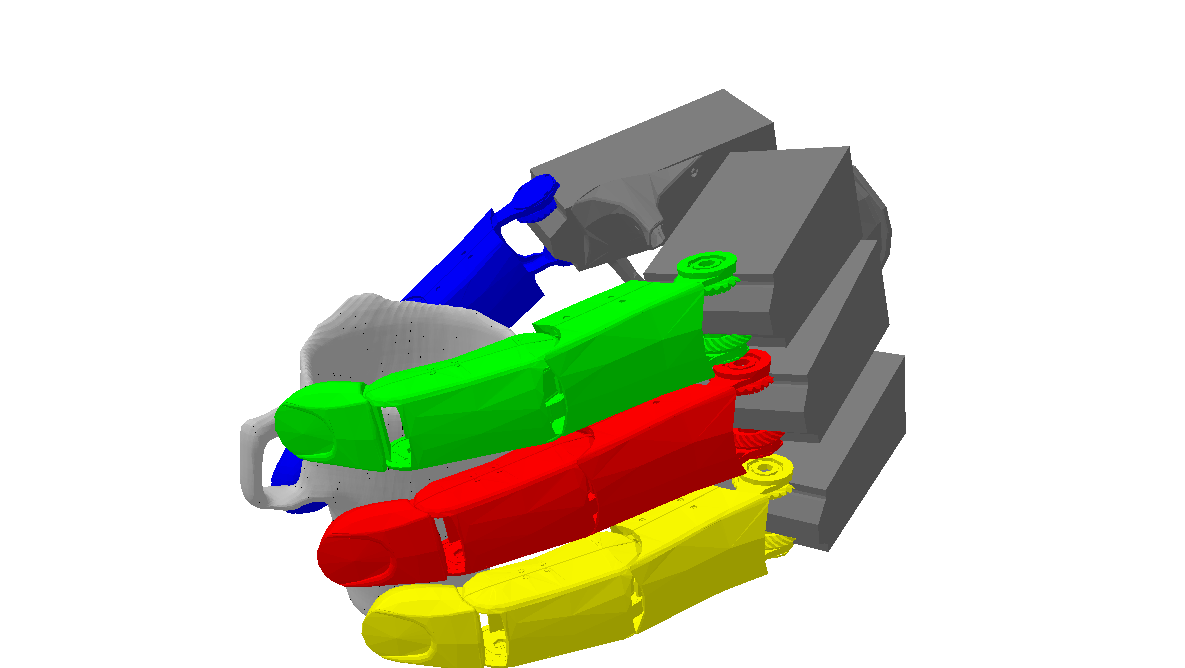 Grasp without considering pose uncertainty - finger on edge