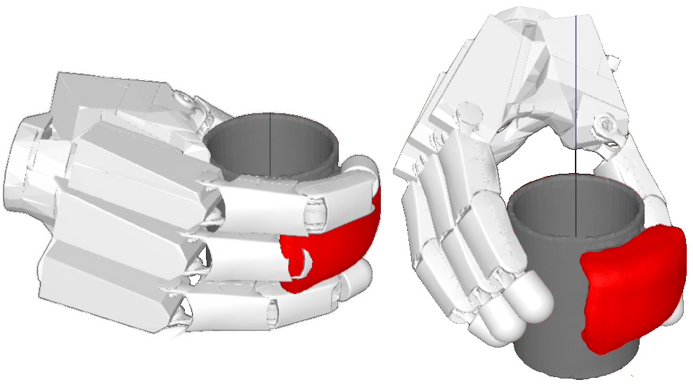 Grasping with and without uncertain region filtering